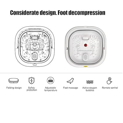 Folding Infrared Foot Spa Massager